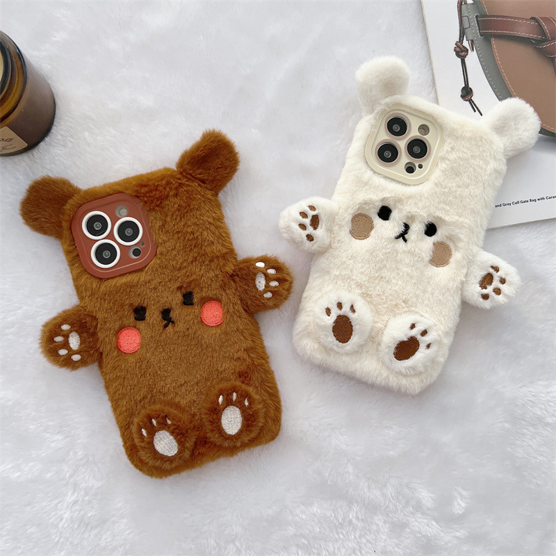 Korean 3D Cartoon Bear Fluffy  - Usb Charger recension och pris