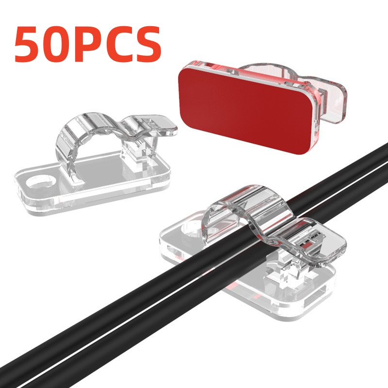 10/50PCS Cable Organizer Clips - Usb Charger recension och pris