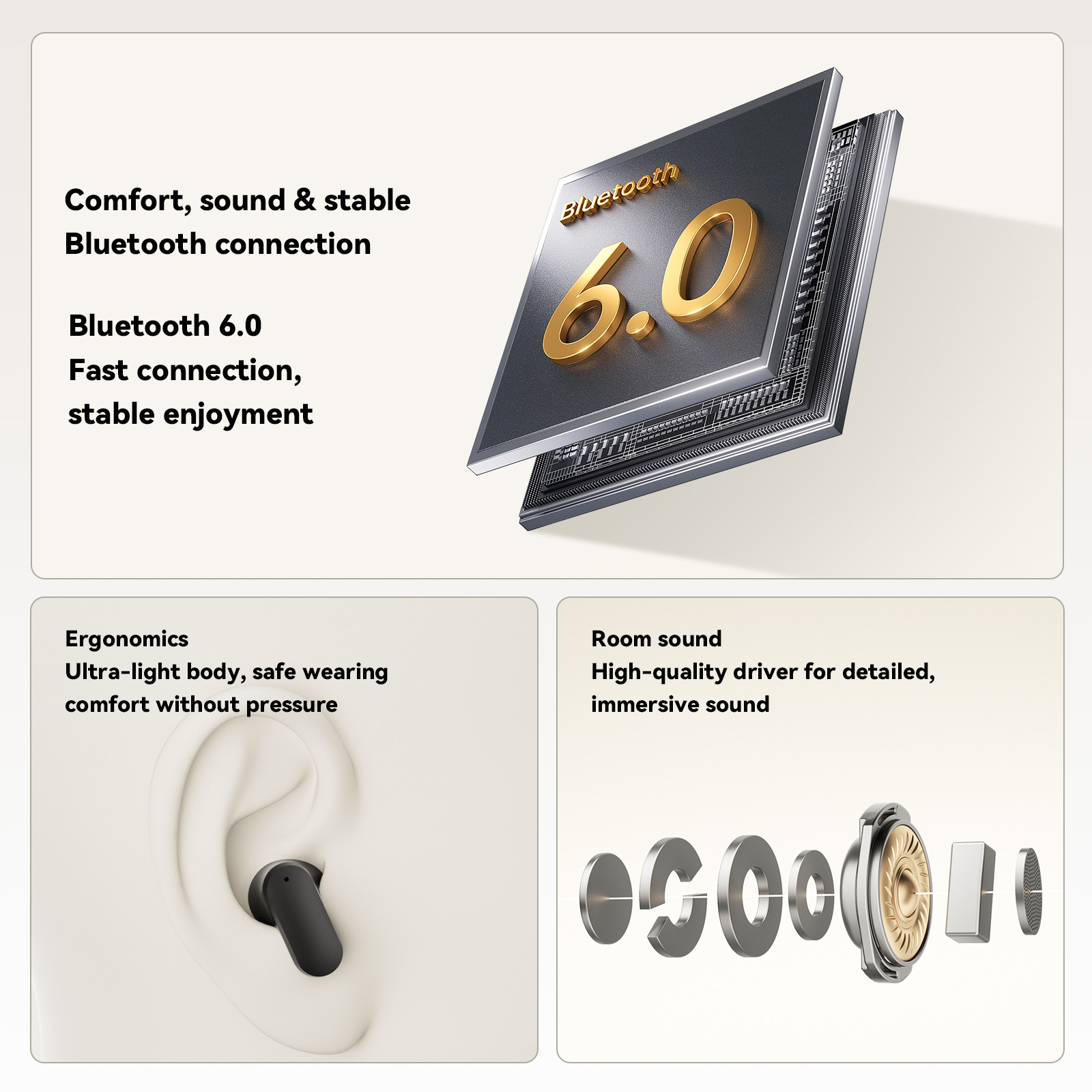 ZNP N04 Wireless Bluetooth Ear - Headphones Wireless recension och pris