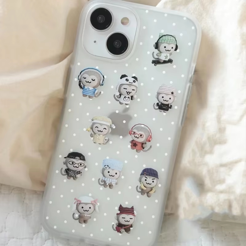 Simple Kawaii Monkey White Pol - Usb Charger recension och pris