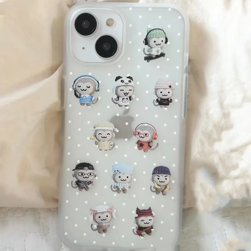 Simple Kawaii Monkey White Pol - Usb Charger recension och pris