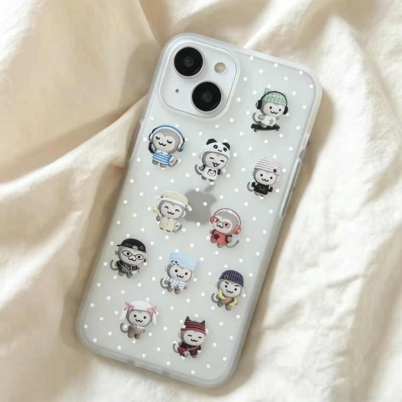 Simple Kawaii Monkey White Pol - Usb Charger recension och pris