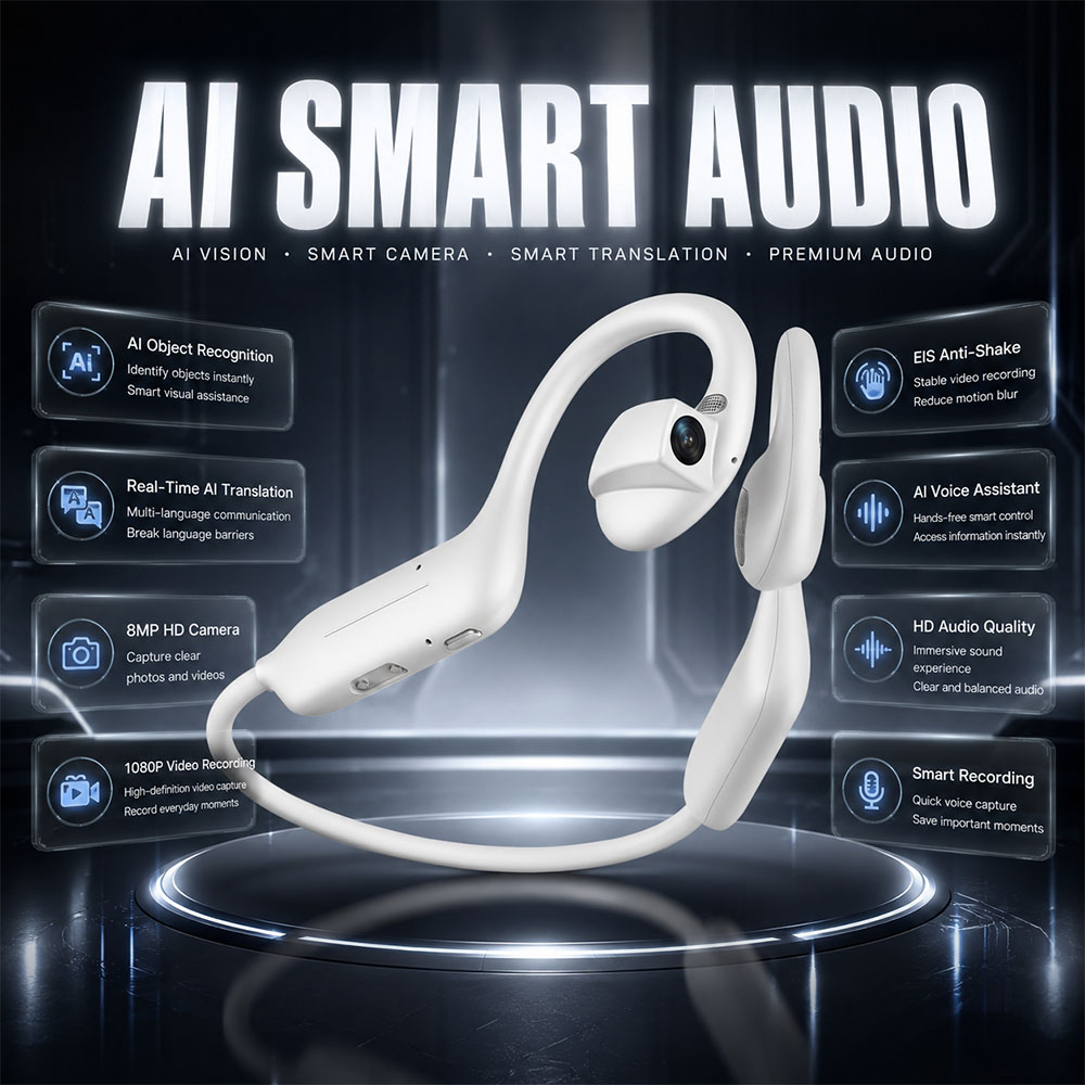 NEW 1080P UHD Bluetooth Earpho - Headphones Wireless recension och pris